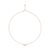 Rose Gold & White Diamond Nodo Necklace