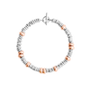Bracelet Rondelle Argent & Argent Doré