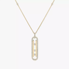Move 10th SM Necklace Yellow Gold Diamond Necklace