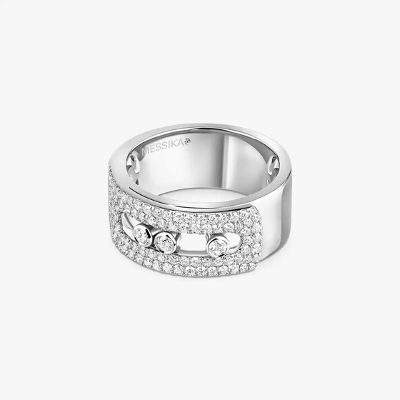 Move Noa LM Pavé White Gold Diamond Ring
