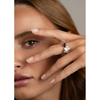 Ring, Iolite, Mother Of Pearl, Diamonds, White Gold