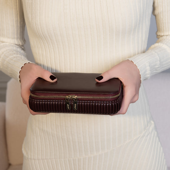 Etui à Bijoux Bella - Bordeaux