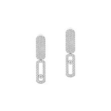  Imperial Move SM White Gold Diamond Earrings