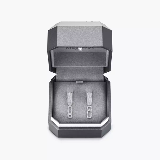 Imperial Move SM White Gold Diamond Earrings