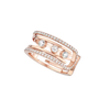 Move 10th ring Move 10th diamond ring in pink gold