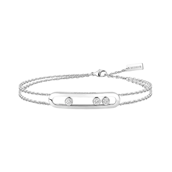 Move Classique White Gold Diamond Bracelet