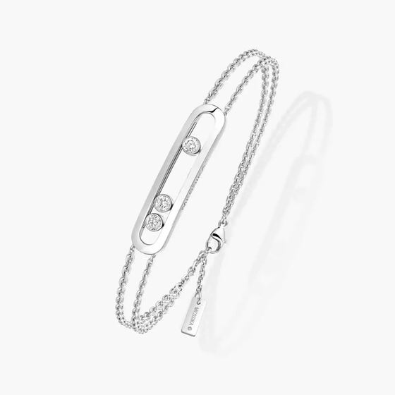 Move Classique White Gold Diamond Bracelet