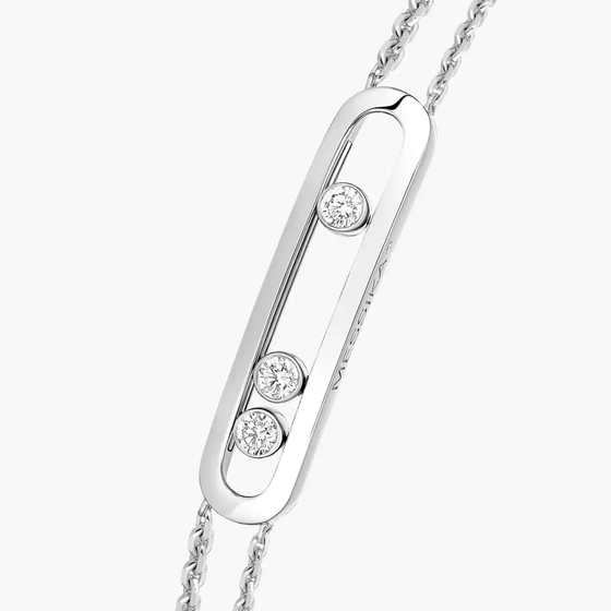 Move Classique White Gold Diamond Bracelet
