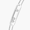 Bracelet Move Classique, grand modèle Bracelet diamant Move en or blanc 18 carats