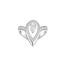  Bague Fiery 0,50ct Bague Diamant Or Blanc