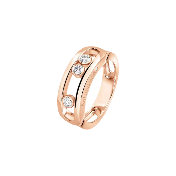 Move Classique Pink Gold Diamond Ring