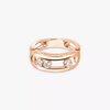 Move Classique Pink Gold Diamond Ring