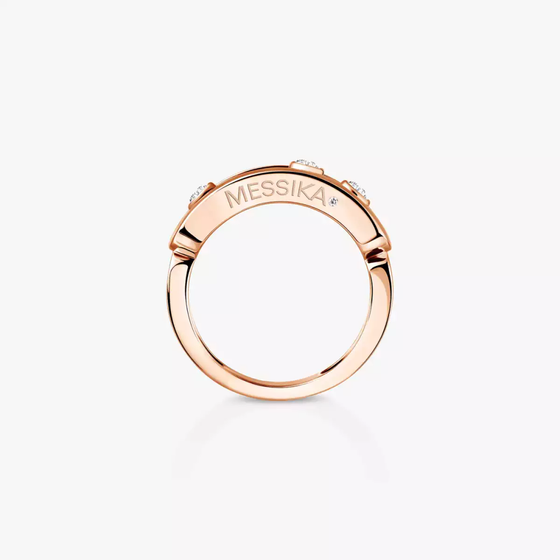 Move Classique Pink Gold Diamond Ring