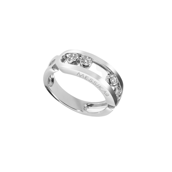 White Gold Diamond Ring Move Classique
