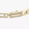 Bracelet Imperial Move semi-pavé, petit modèle Bracelet diamant Imperial Move PM en or jaune