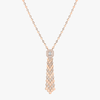 Collier pompon D-Vibes Collier Diamant Or Rose