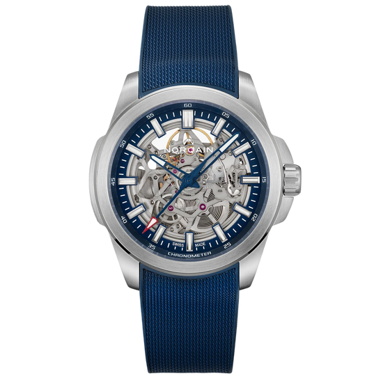 Independence Skeleton 42mm Blue