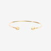 Yellow Gold Pepita Cuff Bracelet
