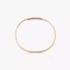 Move Noa Ciselé half pavé bangle Pink Gold Diamond Bracelet