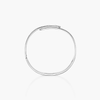 Move Noa Pavé Bangle White Gold Diamond Bracelet