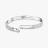 Move Noa pavé bangle White Gold Diamond Bracelet