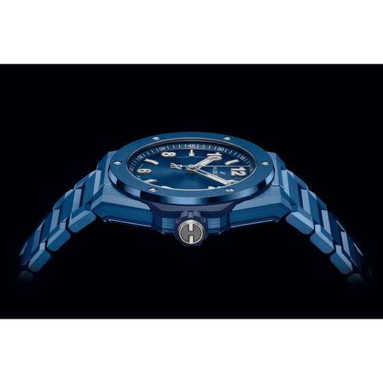 Big Bang Integrated Time Only Blue Ceramic