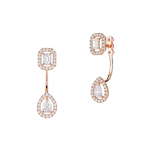  My Twin Toi & Moi 0.15ct x2 Pink Gold Diamond Earrings