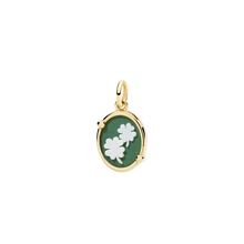 Four-leaf Clover Cameo Charm