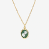 Four-leaf Clover Cameo Charm