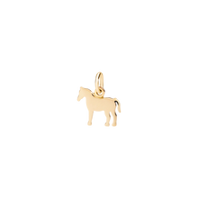  Yellow Gold Horse Charm