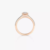 Joy emerald-cut solitaire ring, small model