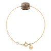Bracelet, Smokey Quartz, Yellow Gold