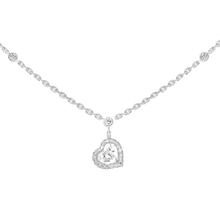  White Gold Diamond Necklace Joy cœur 0.15-carat diamond