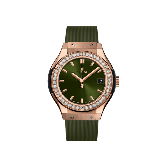 Classic Fusion King Gold Green Diamonds