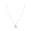 Lucky Move MM Pavé Pink Gold Diamond Necklace