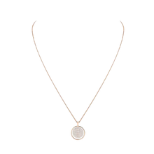  Lucky Move MM Pavé Pink Gold Diamond Necklace