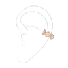 Mono clip oreille milieu My Twin 3x0,10ct Boucles d'oreilles Diamant Or Rose