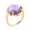 Bague, Améthyste, Diamants, Or Jaune