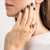 Ring, Amethyst, Diamonds, Yellow Gold