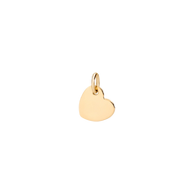  Yellow Gold Heart Charm