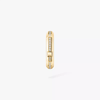 Moderniste single pavé earring, small model
