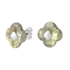 Studs, Labradorite, White Gold