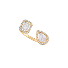  Bague toi & moi My Twin 0,25ct x2 Bague Diamant Or Jaune
