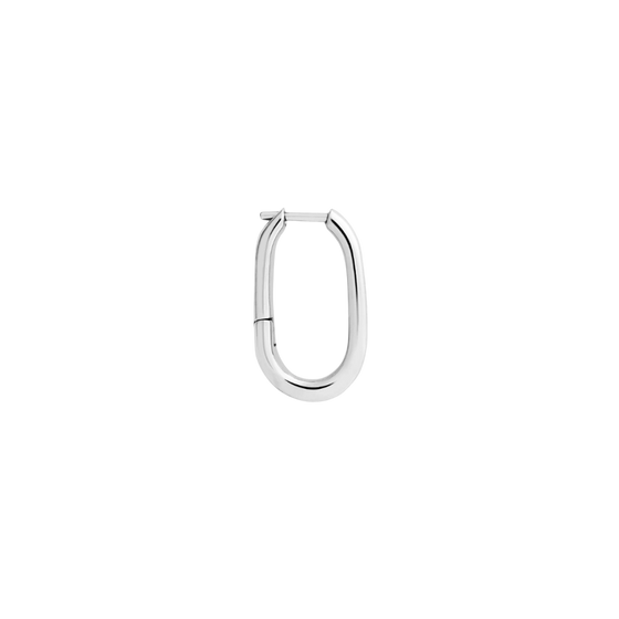 Silver Essentials Hoop Earring