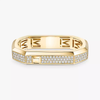 Moderniste two-finger ring