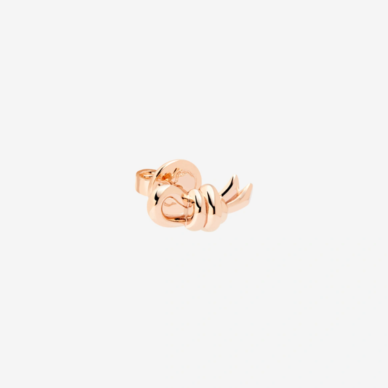 Boucle D'oreille Stud Nodo Or Rose