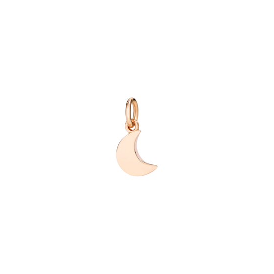 Pendentif Lune Or Rose