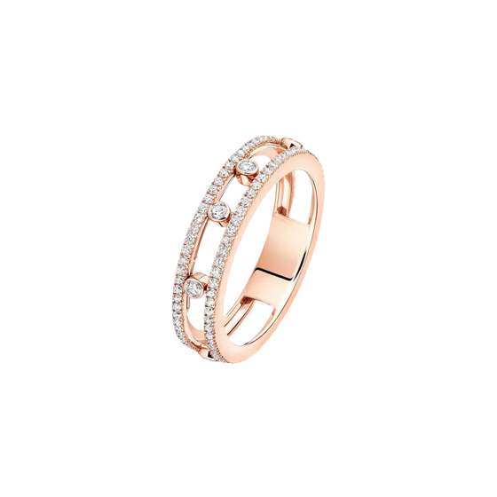 Move Romane Pink Gold Diamond Ring