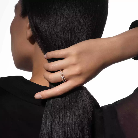 Move Romane Pink Gold Diamond Ring