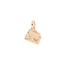 Rose Gold Letter Charm & Diamond